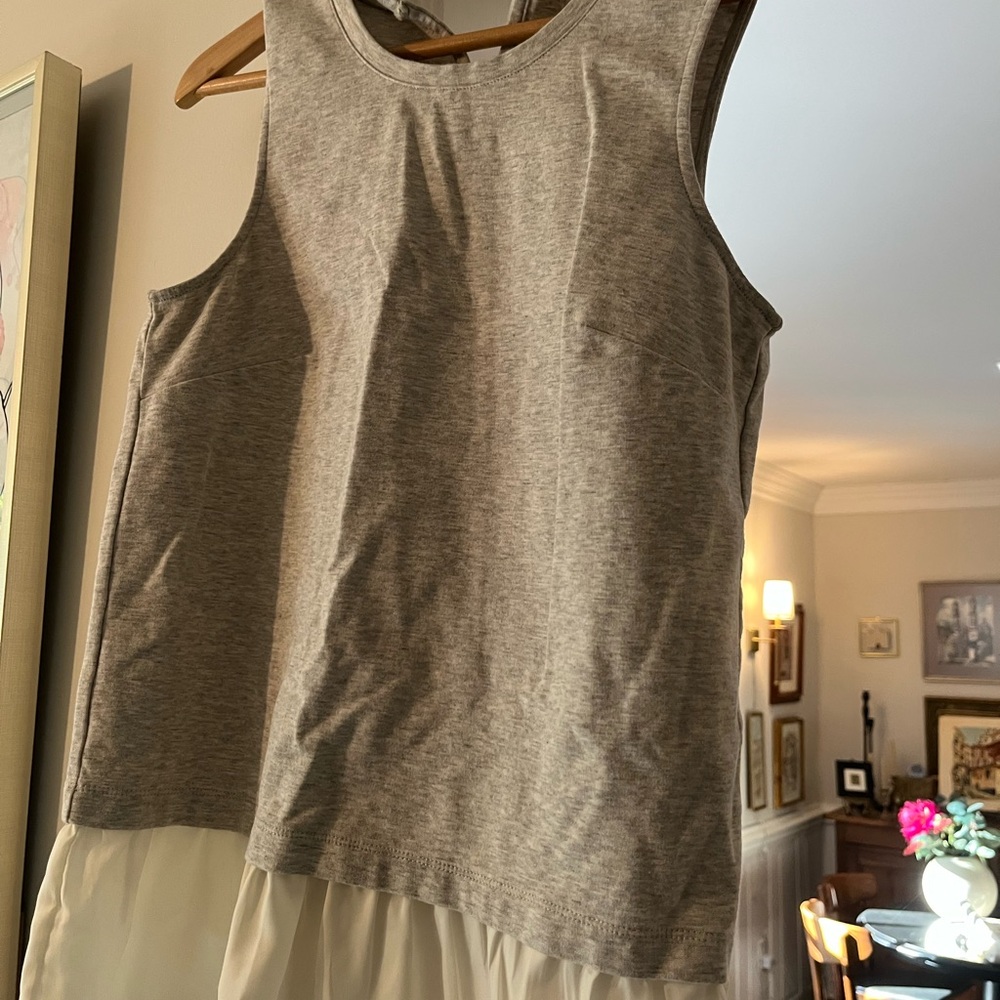 Gray Sleeveless Women's Top